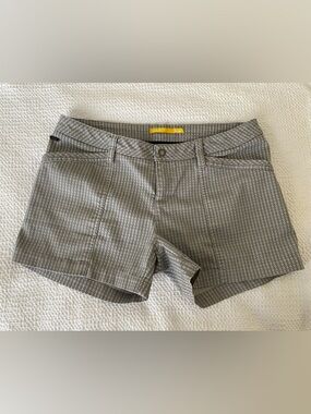 Lole Preppy Gray Shorts Patterned Gorpcore Utility Outdoors UPF50 Size 10